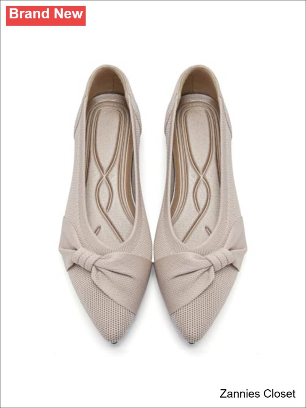 HIULYCENCE Pointed Toe Flats for Women Ballet Flats